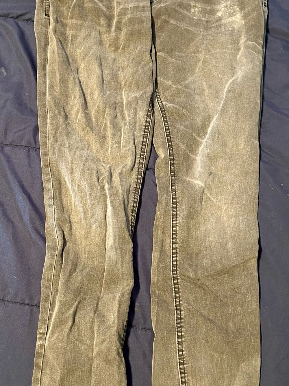 Buffalo David Bitton Faded Grey Skinny Stretch Jeans